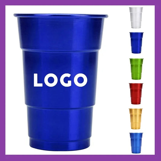 Aluminum Disposable Drink Cup Recyclable Beer Cup Summer