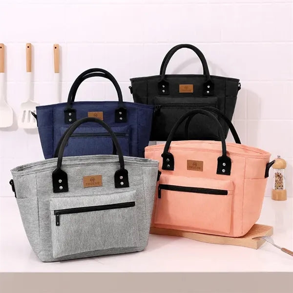 Large Capacity Oxford Cloth Meal Bag Student Lunch Box
