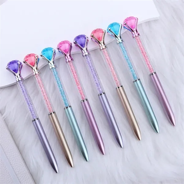 Diamond-Tip Plastic Ballpoint Pen