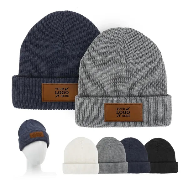 Casual Knitted Beanie W/ Double-layer