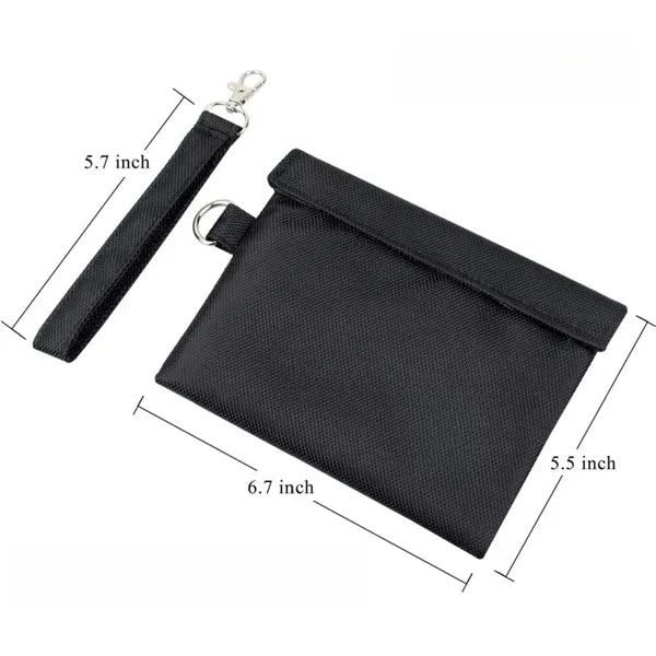 Portable Odor Proof Tobacco Pipe Bag With Carbon Lining