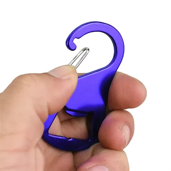 Aluminum Alloy Bottle Opener With Carabiner