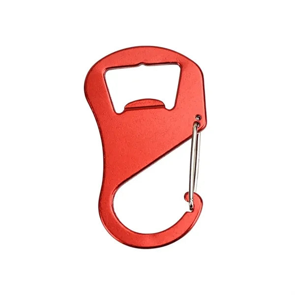 Aluminum Alloy Bottle Opener With Carabiner