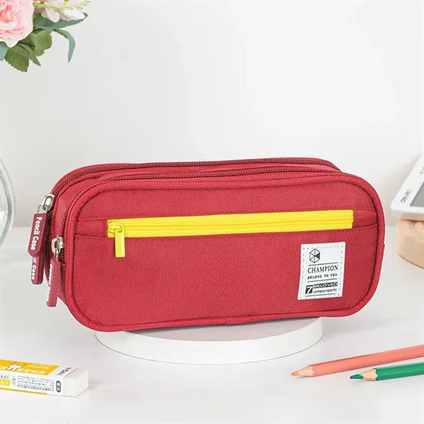 Large Capacity Pencil Pouch Back to School Supplies Student