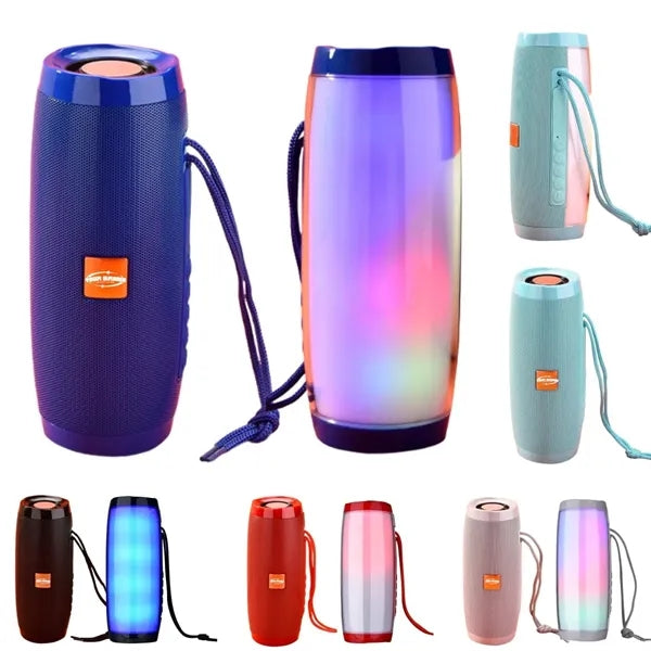 Portable Bluetooth Speaker Waterproof With Led Light