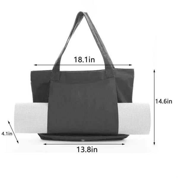 Gym Bag With Yoga Mat Holder