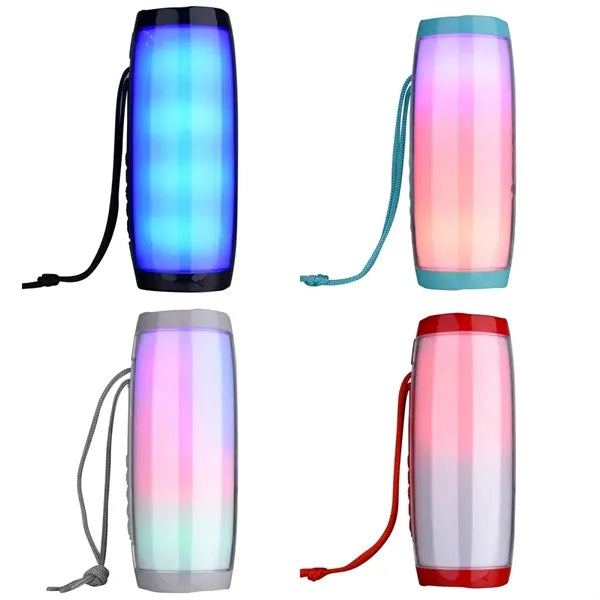 Portable Bluetooth Speaker Waterproof With Led Light