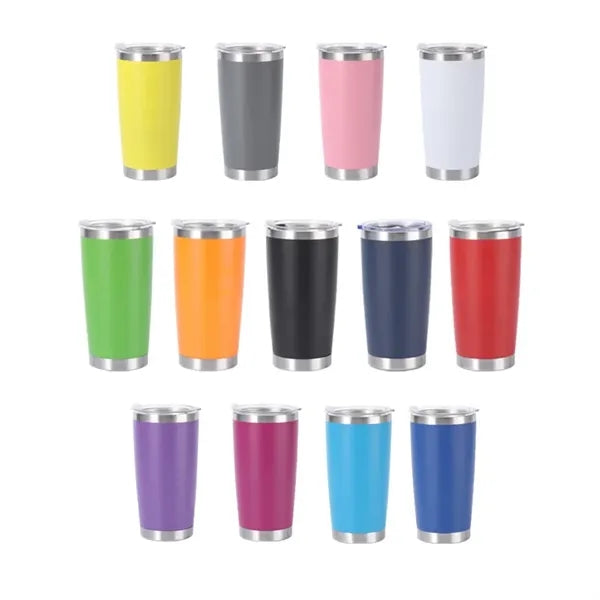20oz. Thermal Stainless Steel Vacuum Tumbler with straw