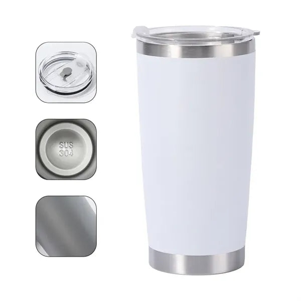 20oz. Thermal Stainless Steel Vacuum Tumbler with straw