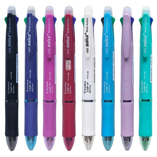 5-in-1 Multifunctional Erasable Gel Pen