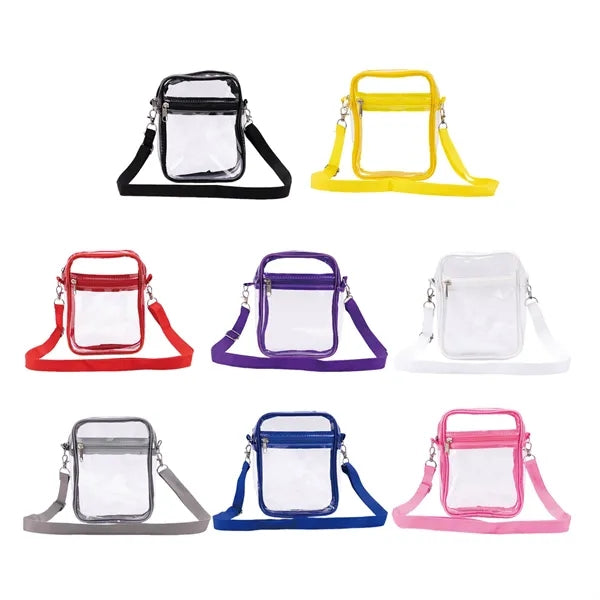 Travel Essentials Bag in Clear PVC