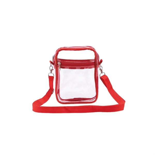 Travel Essentials Bag in Clear PVC