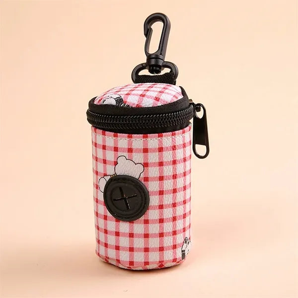 Portable Dog Waste Bag Holder for Outdoor Pet Training