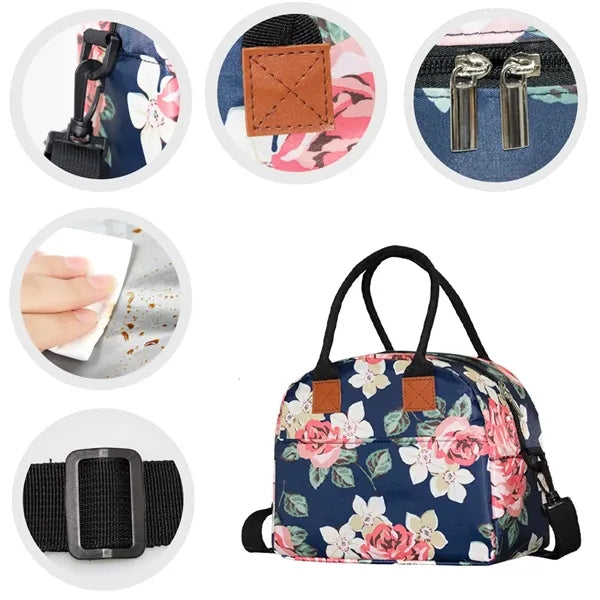 Insulated Travel Cooler Bag with Shoulder Strap