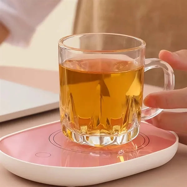 Coffee mug warmer cup heater with auto shut off for office