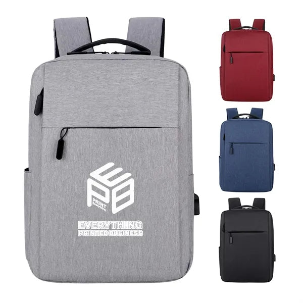 Laptop Backpack with USB Charging Port