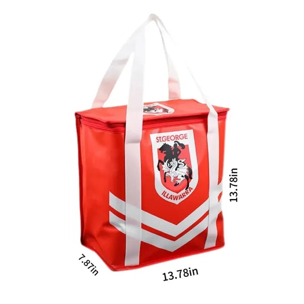 Camping Non-Woven Cooler Bag Spacious Insulated Storage Tote