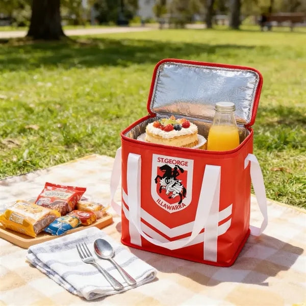 Camping Non-Woven Cooler Bag Spacious Insulated Storage Tote