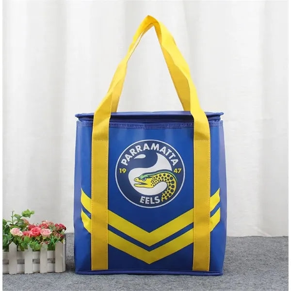Camping Non-Woven Cooler Bag Spacious Insulated Storage Tote