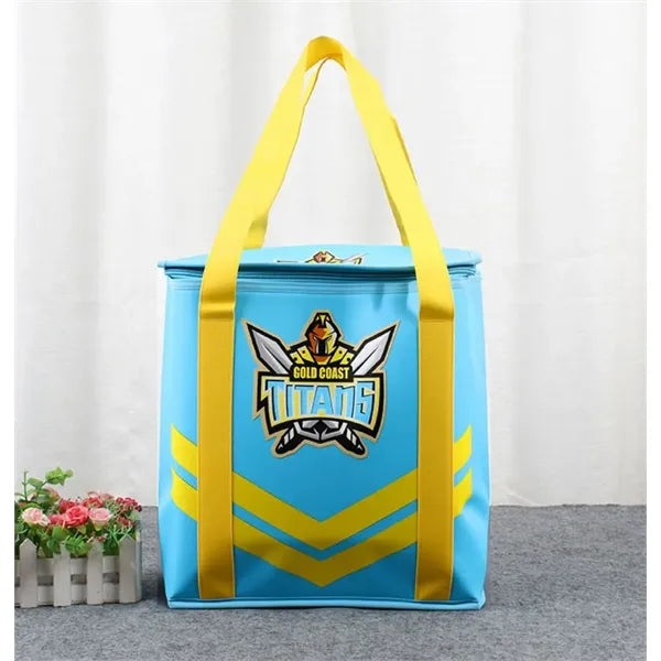 Camping Non-Woven Cooler Bag Spacious Insulated Storage Tote