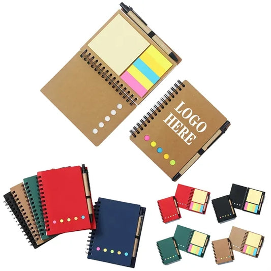 Sticky Notes Notebook With Pen