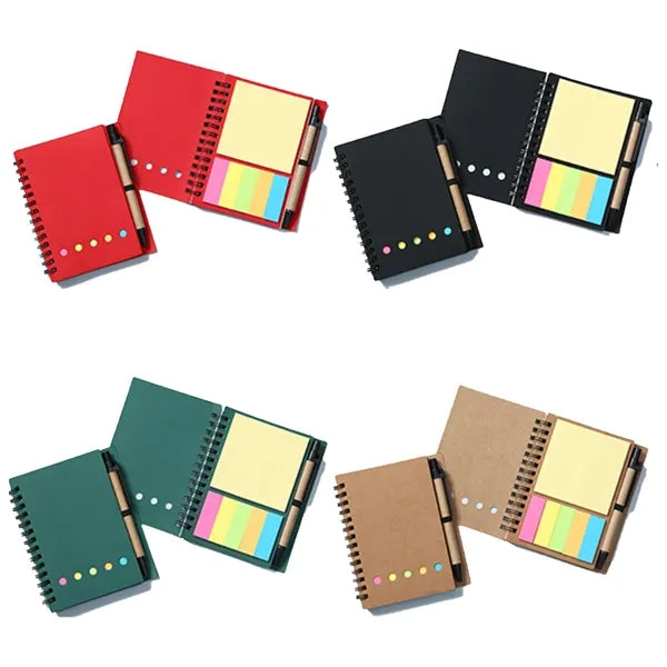 Sticky Notes Notebook With Pen