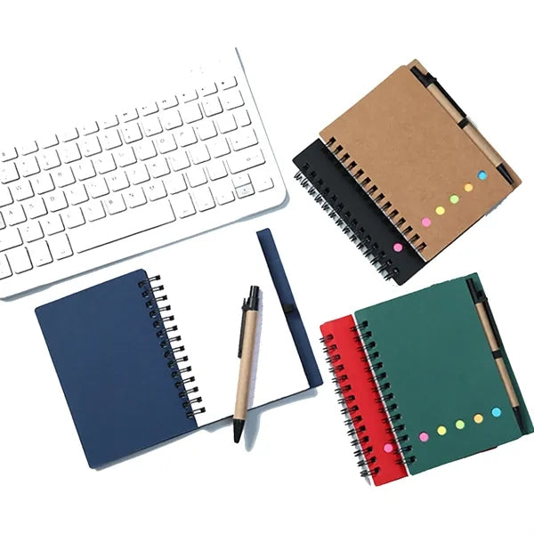 Sticky Notes Notebook With Pen