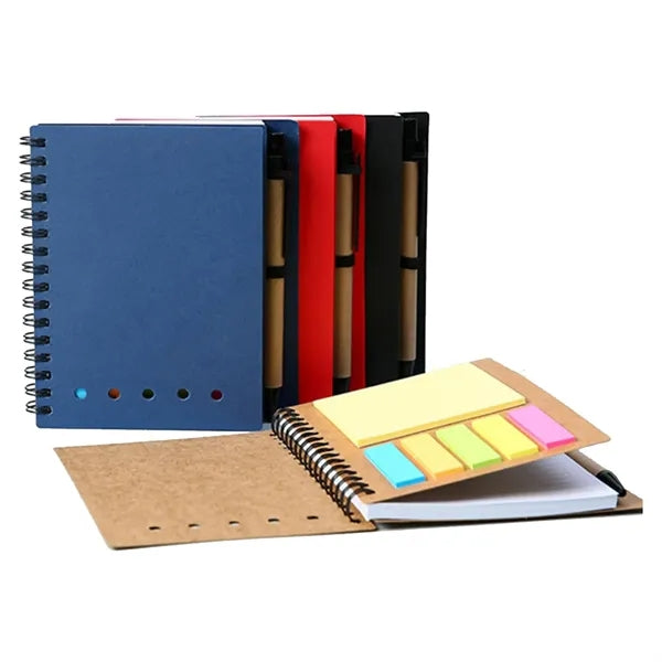 Sticky Notes Notebook With Pen