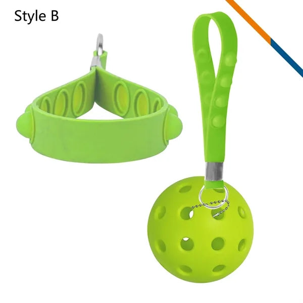 Joyvi Pickleball Custom Decorative Charms Keychain