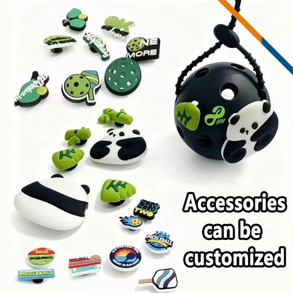 Joyvi Pickleball Custom Decorative Charms Keychain