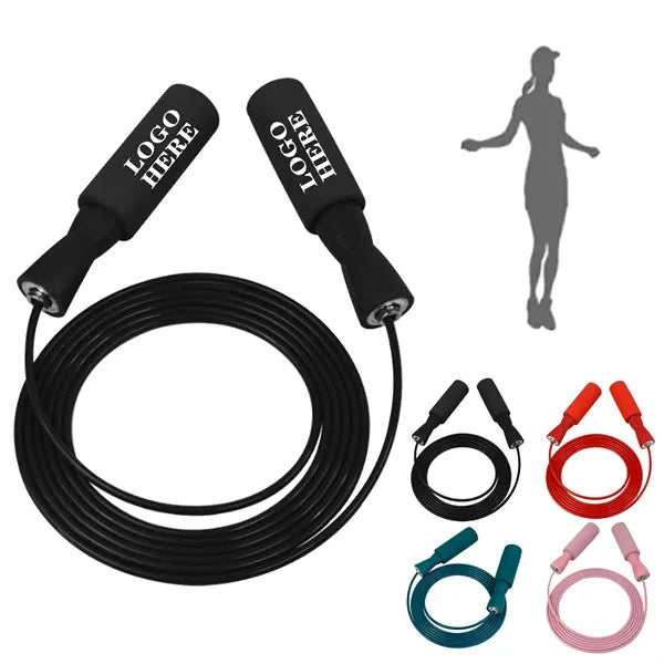 Adjustable Skipping Rope Foam Handle