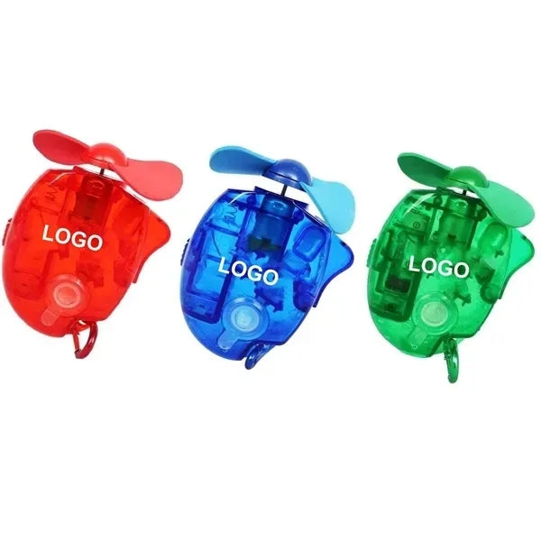 Handheld Mini Spray Fan W/ Carabiner