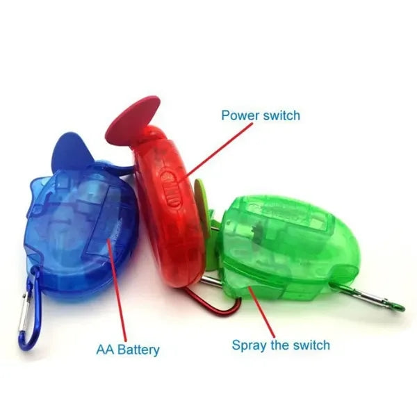 Handheld Mini Spray Fan W/ Carabiner