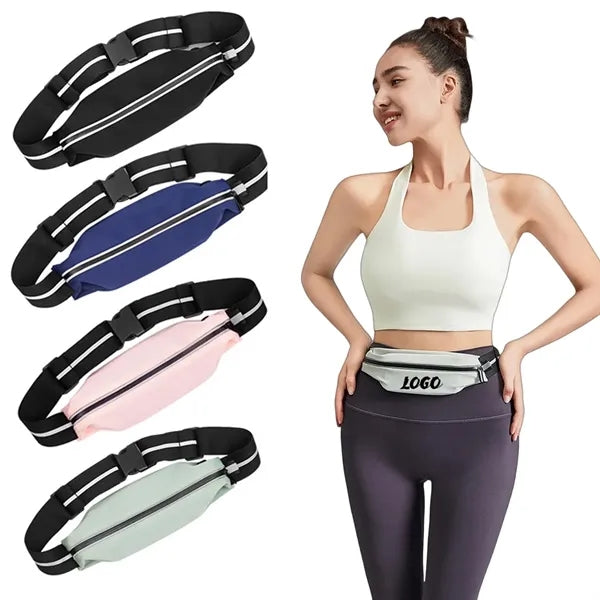 Running Belt Bag Adjustable Waist Shoulder for Travel