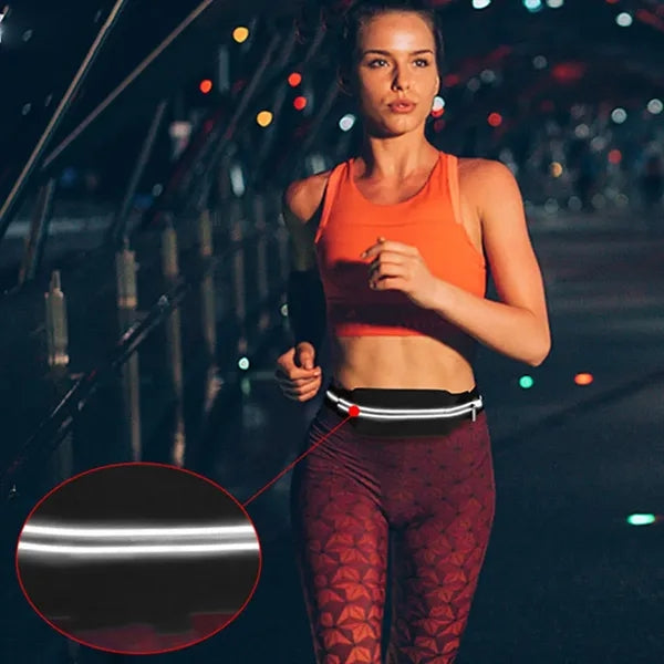 Running Belt Bag Adjustable Waist Shoulder for Travel