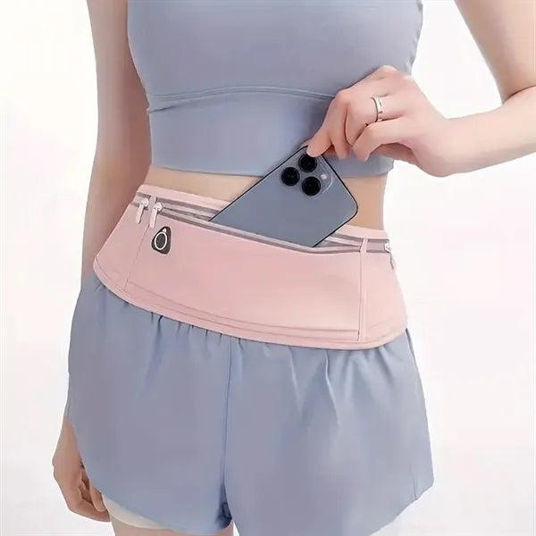 Unisex Ultra Thin Adjustable Waist Pack for Running Gym