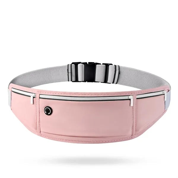 Unisex Ultra Thin Adjustable Waist Pack for Running Gym