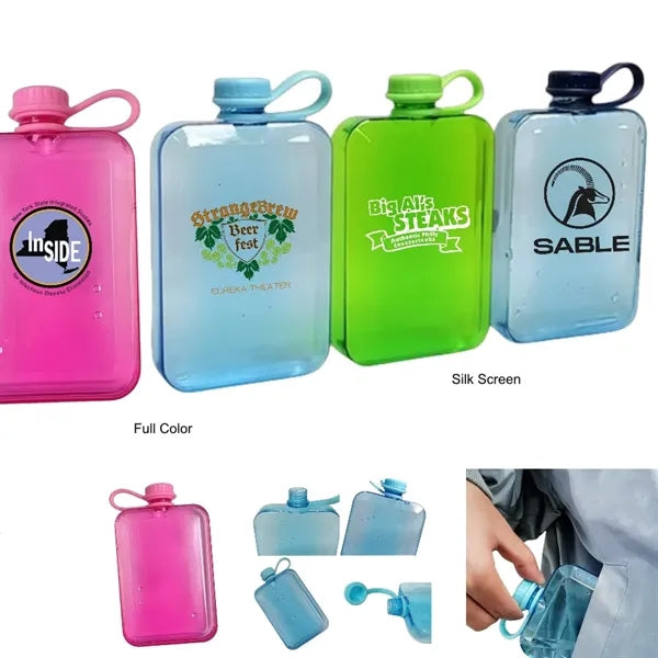 8.5 oz Tritan Square Sports Water Bottle