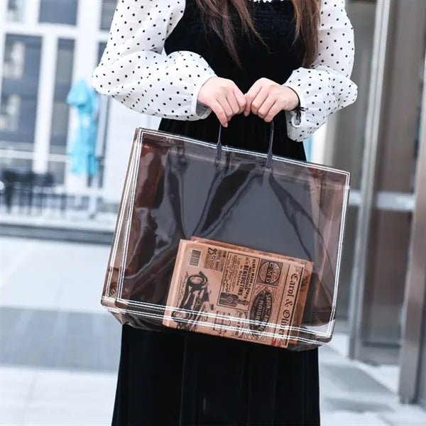 Pvc Shopping Clear Tote Bags