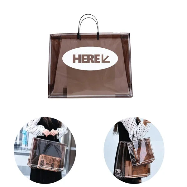 Pvc Shopping Clear Tote Bags