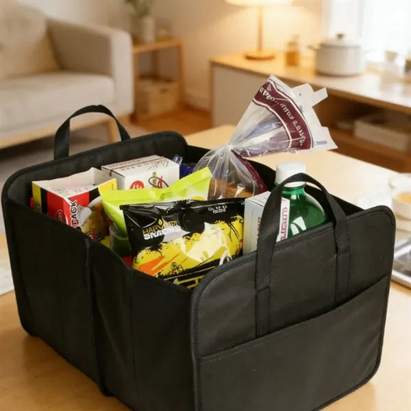 Foldable Heavy-Duty Car Trunk Organizer Storage Bin