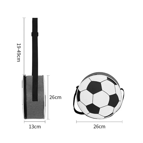 Soccer Ball Insulated Cooler Bag for Drinks
