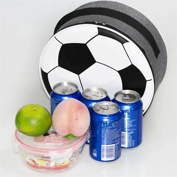 Soccer Ball Insulated Cooler Bag for Drinks