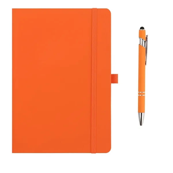 A5 Plush Feel Diary with Pen Holder