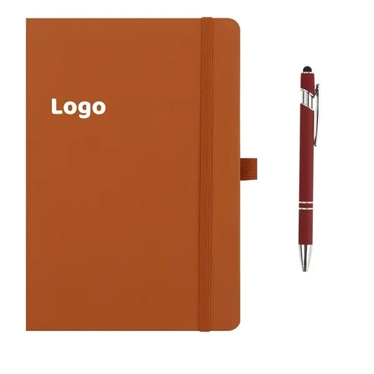 A5 Plush Feel Diary with Pen Holder