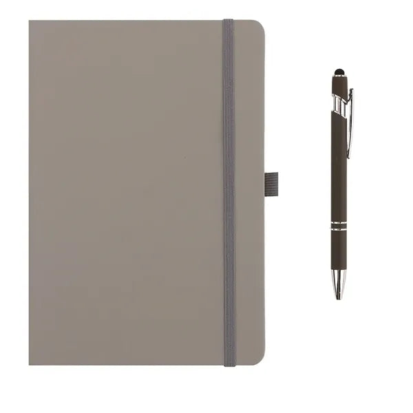 A5 Plush Feel Diary with Pen Holder