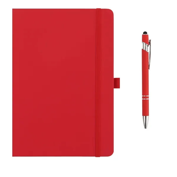 A5 Plush Feel Diary with Pen Holder