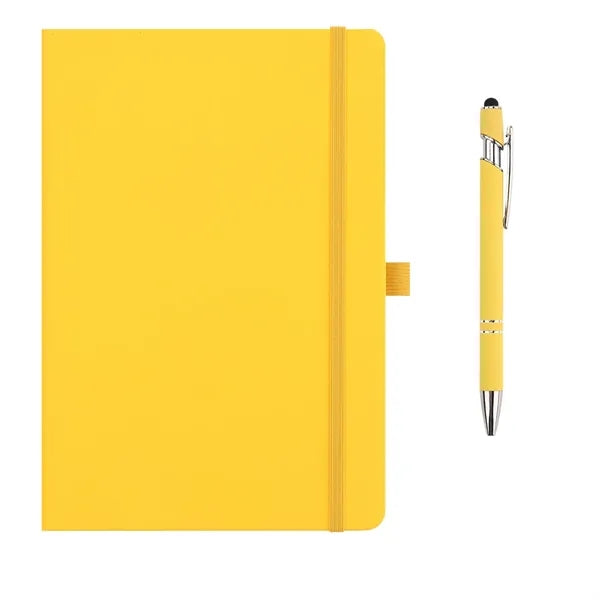 A5 Plush Feel Diary with Pen Holder