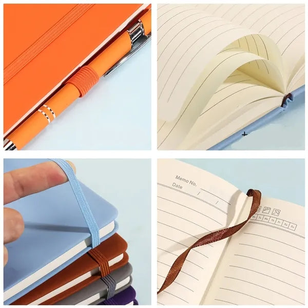 A5 Plush Feel Diary with Pen Holder