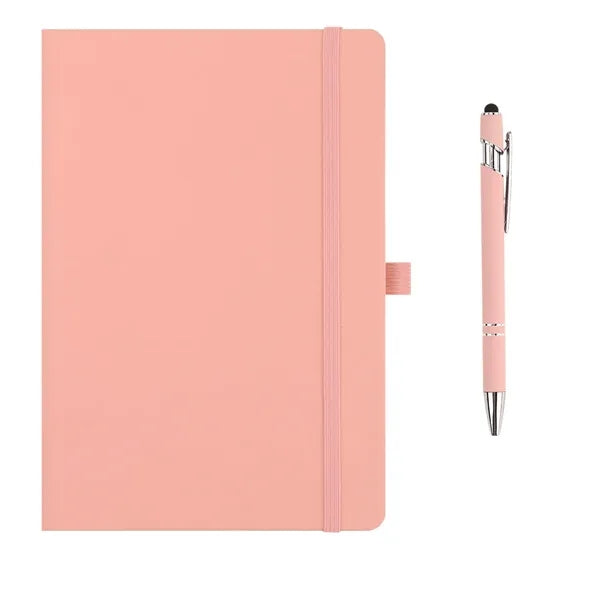 A5 Plush Feel Diary with Pen Holder
